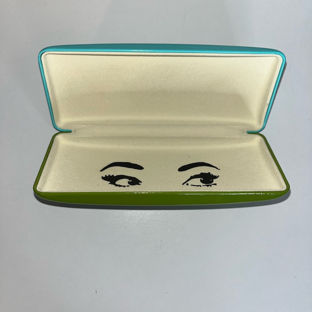 Kate Spade Turquoise/Green Eyeglass Case - Picture 2 of 3